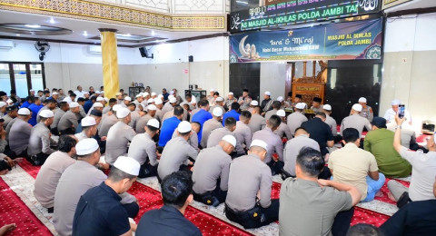 Wakapolda Jambi: Jadikan Isra’ Mi’raj sebagai momentum pembinaan spiritual bagi seluruh personel Polri